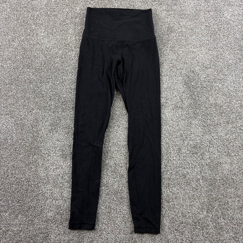 Lululemon Align High-Rise Pant Women's 2 Black Nulu Leggings 25" LW5CT3S